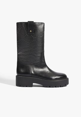 Bota Ivy Couro Preta