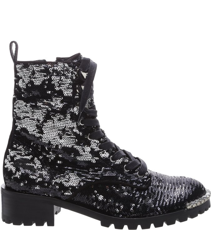 Coturno Paetês Glam Black