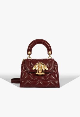 Bolsa Tiracolo Believe Couro Vinho