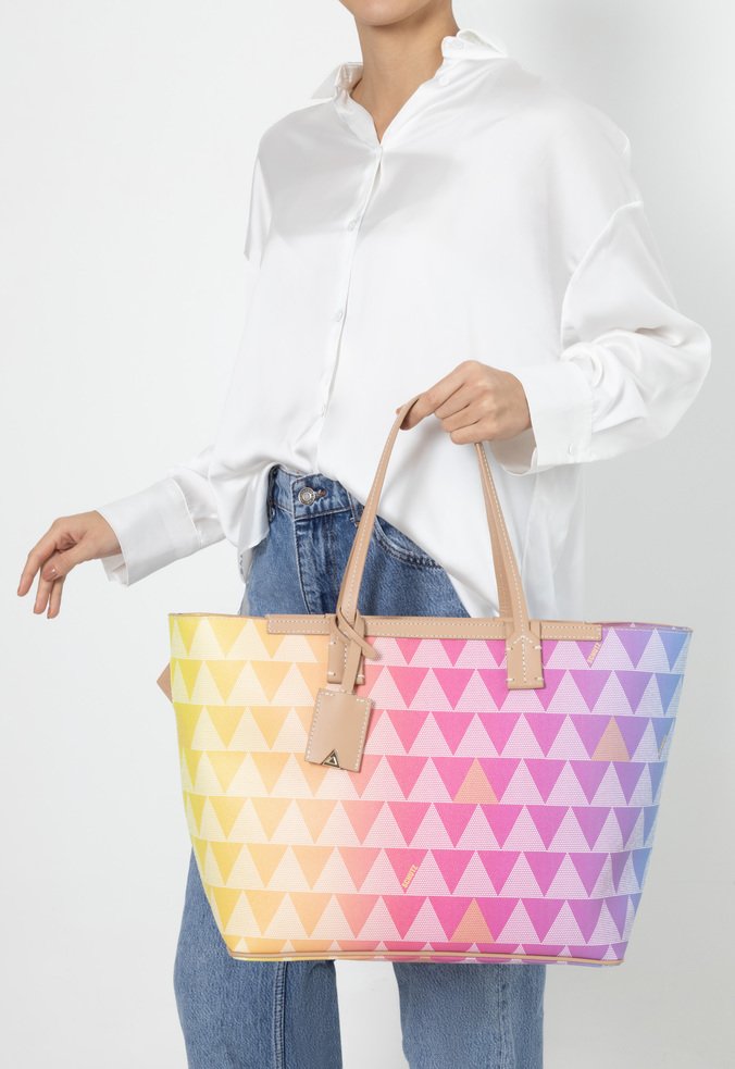 Bolsa Shopping Triangle Sunrise Colorida