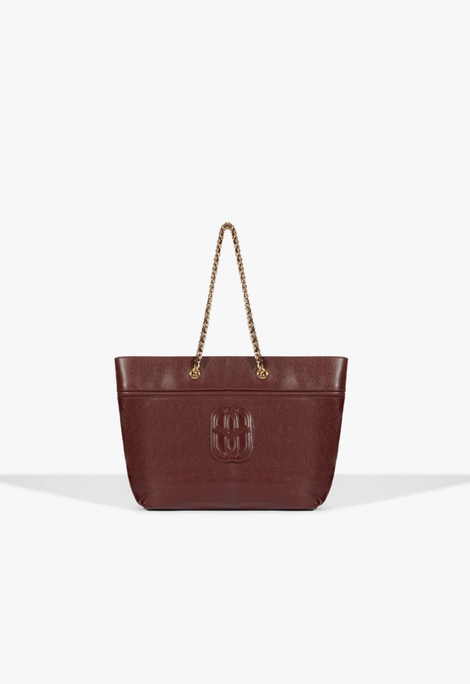 Bolsa Mini Shopping Belle Pequena Couro Vermelha