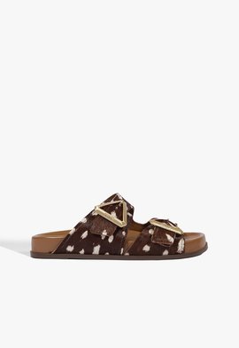 Papete Erika Couro Animal Print