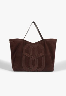 Bolsa Shopping Maddison Camurça Marrom