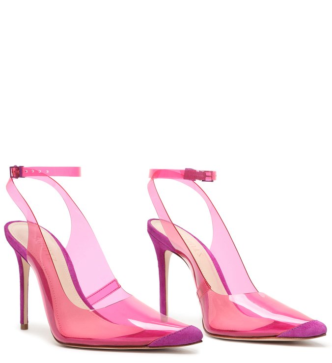 Scarpin Vinil Slingback Pink Scarpin Vinil Slingback Pink