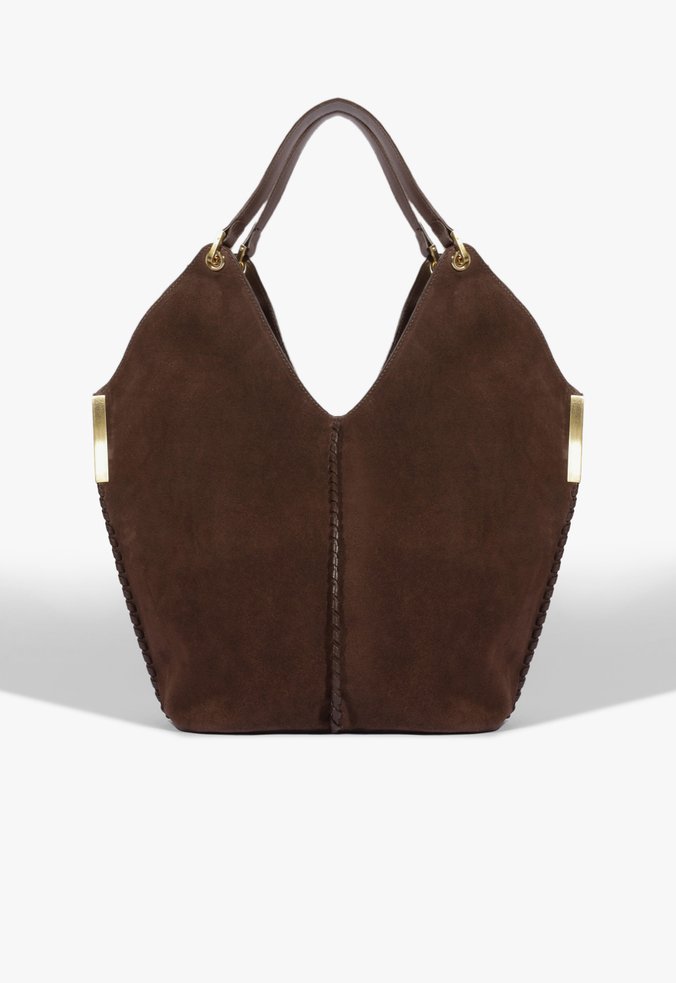 Bolsa Hobo Josie Camurça Marrom