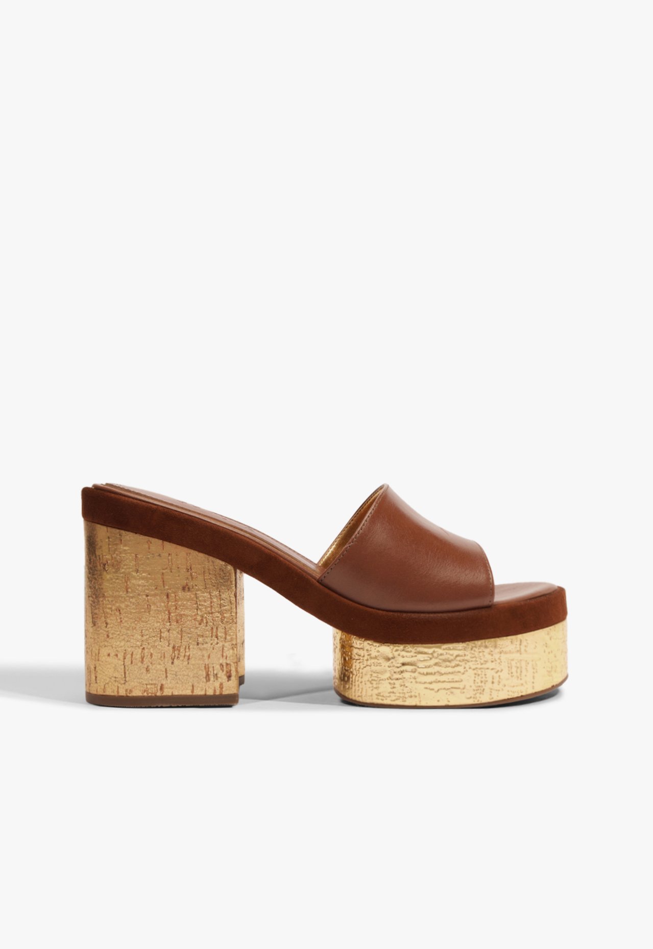 Sandália Plataforma Marrom | Schutz