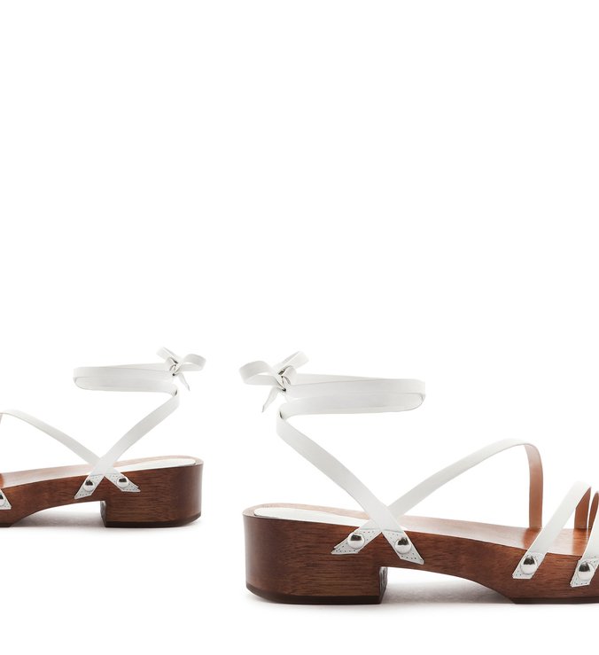 SANDÁLIA RASTEIRA STRINGS LACE-UP WHITE SANDÁLIA RASTEIRA STRINGS LACE-UP WHITE