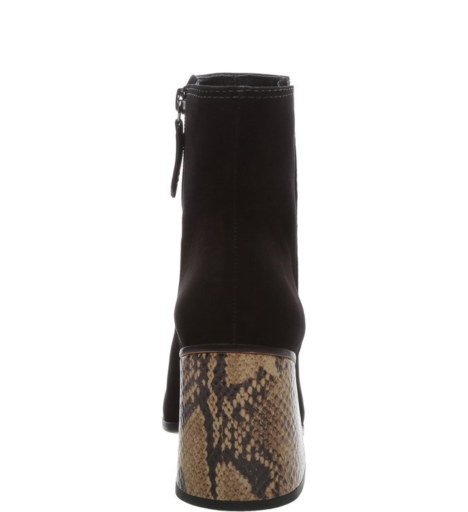 Bota Block Heel Python Bota Block Heel Python