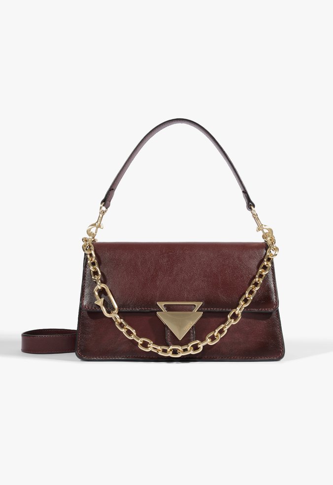 Bolsa Abby Shoulder Média Couro Vinho | Schutz Bolsa Abby Shoulder Média Couro Vinho | Schutz