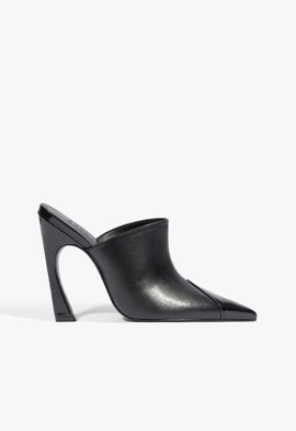 Mule Lexi Couro Preto
