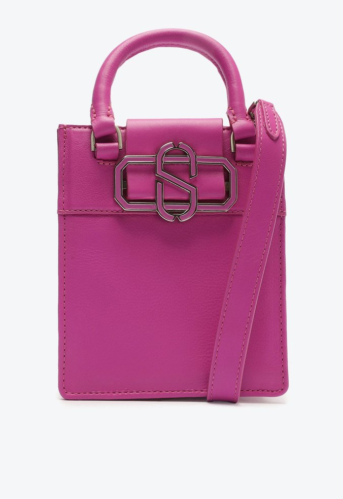 Bolsa Tiracolo Schutz Smolz Annie Couro Rosa