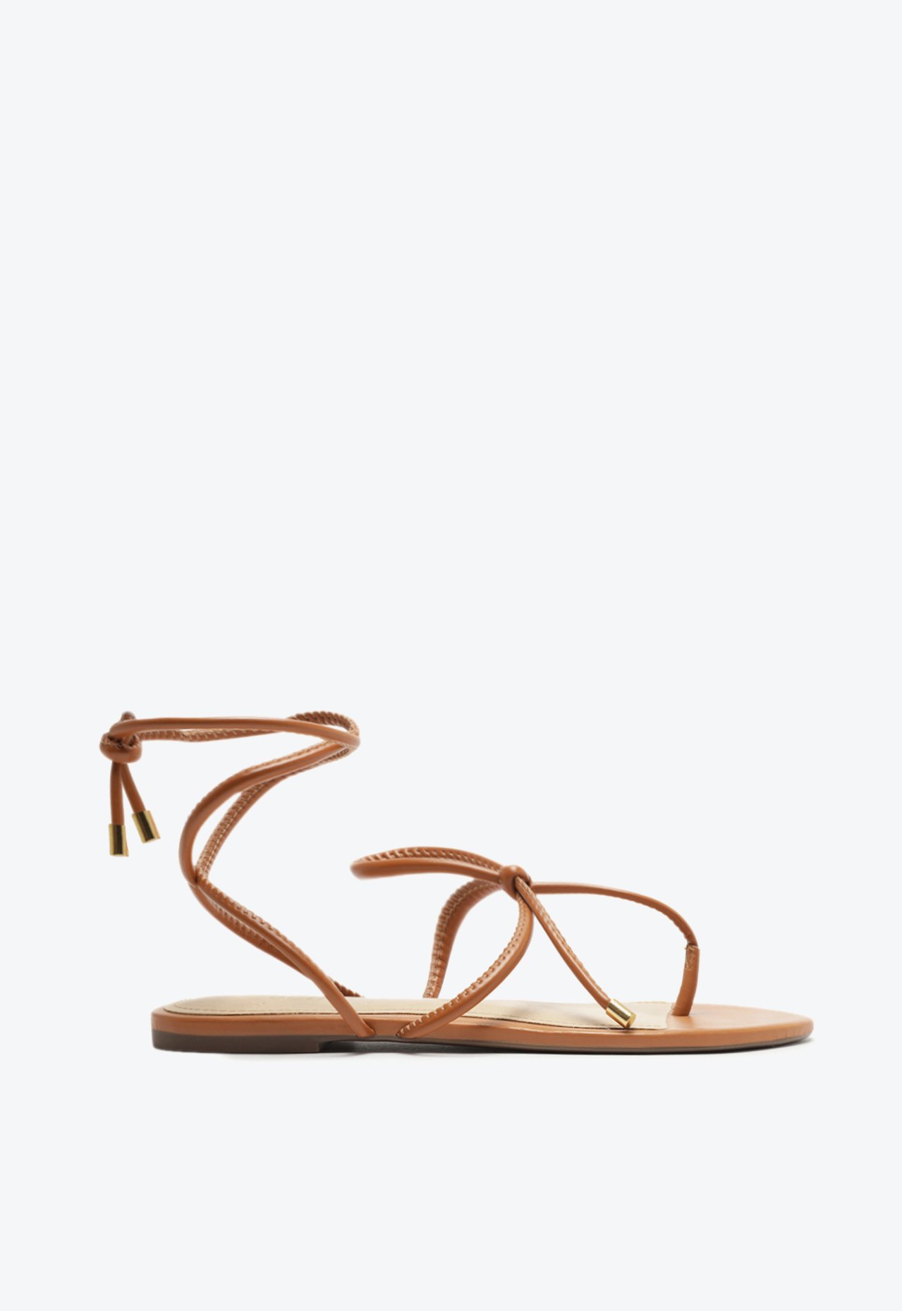 Sandália Rasteira Leslie Marrom | Schutz