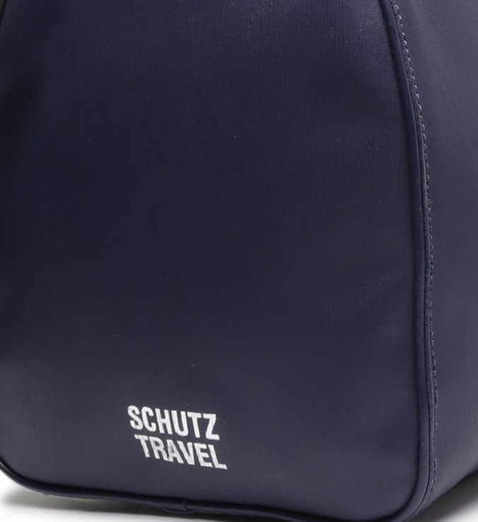 Mala de Mão Grande Schutz Air Couro Azul Mala de Mão Grande Schutz Air Couro Azul