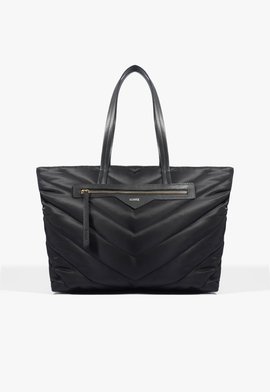 Bolsa Shopping Grande Tarah Nylon Preta