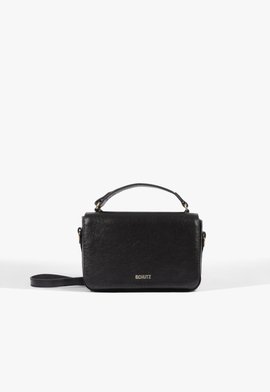 Bolsa Tiracolo Pequena Couro Preta