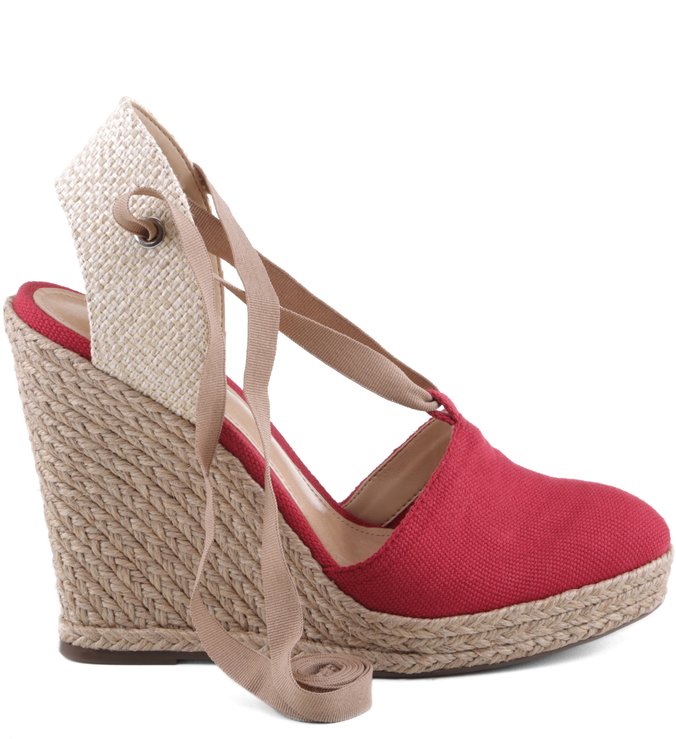 Espadrille Anabela Red