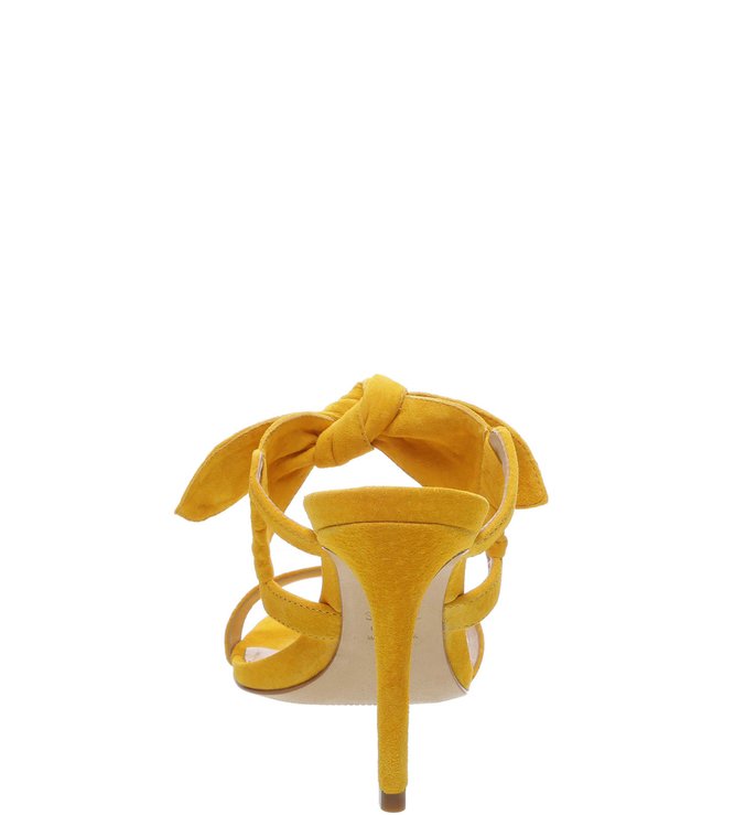 Sandália Mule Nobuck Laço Yellow Sandália Mule Nobuck Laço Yellow