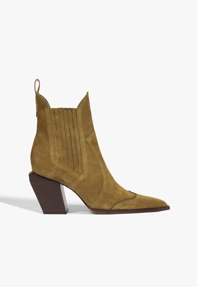 Bota Dolly Camurça Verde Oliva