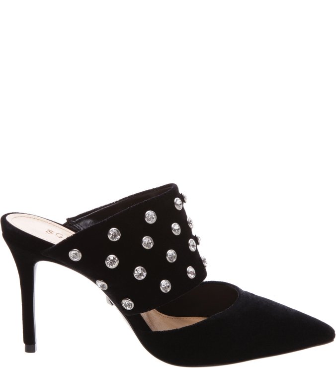Sapato Quereda Mule Studs Preto