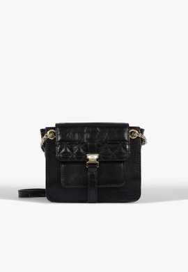 Bolsa Tiracolo Crossbody Lilibet Pequena Couro Preta