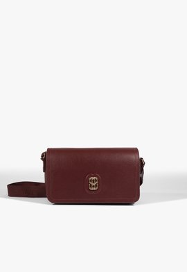 Bolsa Tiracolo Luna Pequena Couro Vermelha