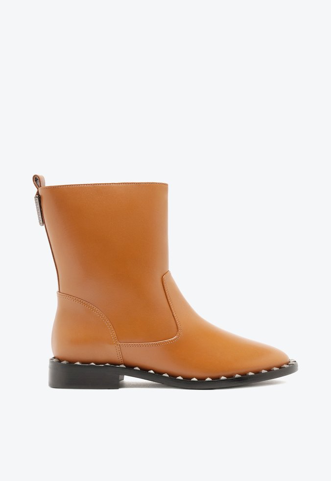 Bota Bennie Mid Cal Couro Marrom