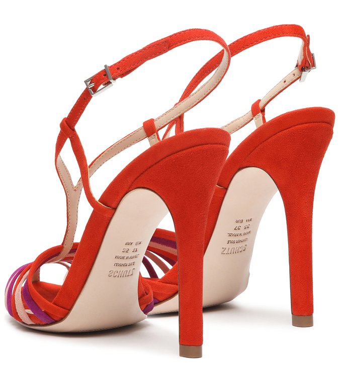 Sandália Nobuck Retro Red Sandália Nobuck Retro Red