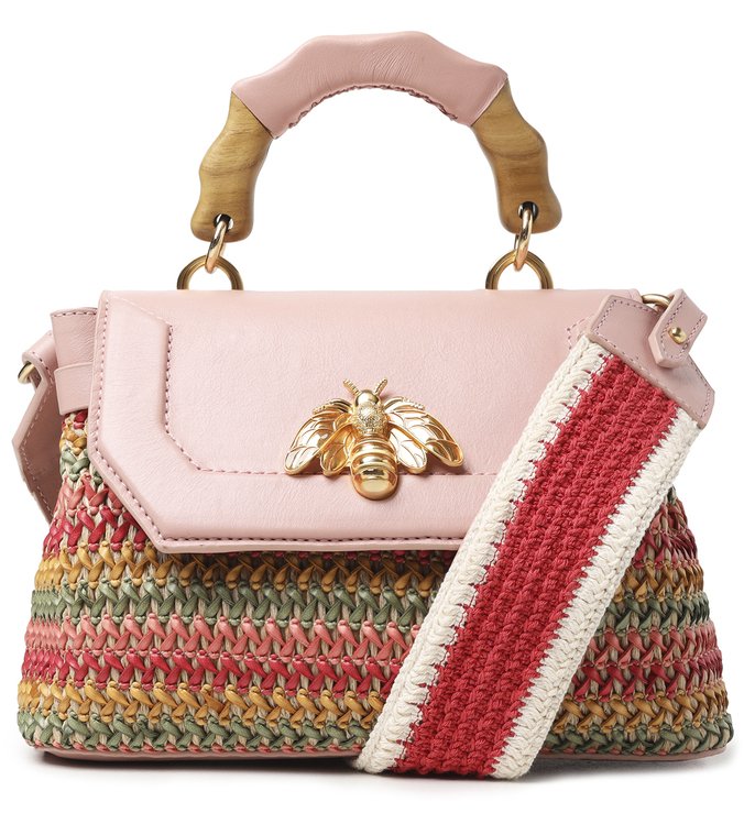 Bolsa Tiracolo Believe Soft Trama Rose