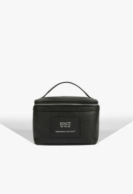 Nécessaire Schutz Travel Couro Preta