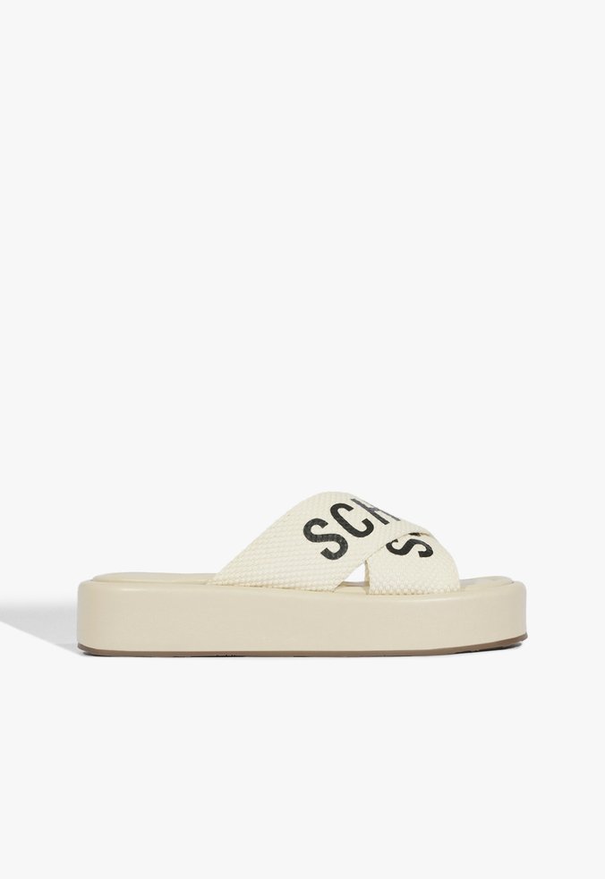 Sandália Plataforma X Schutz Off White