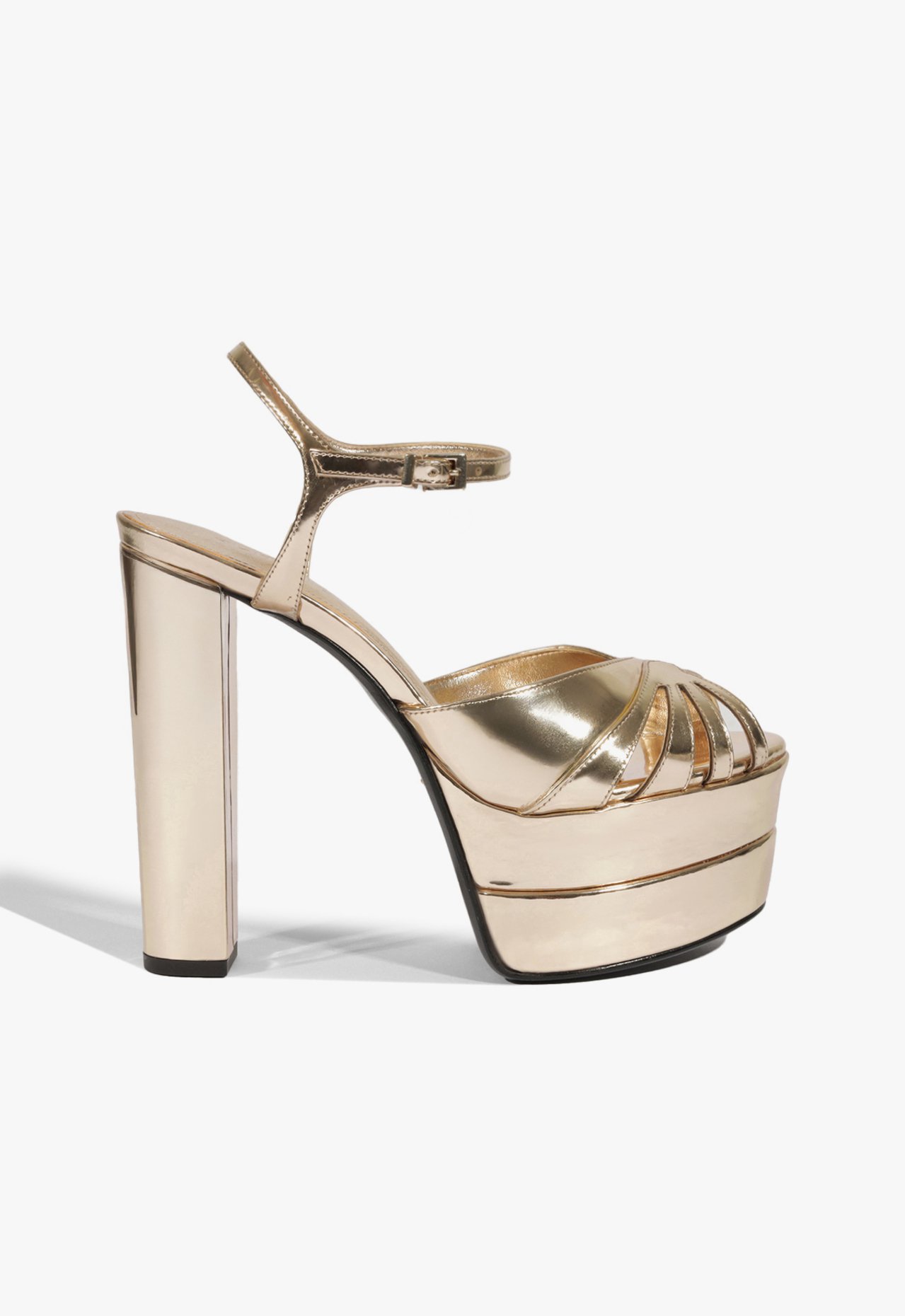 Sandália Alexis Couro Dourada | Schutz