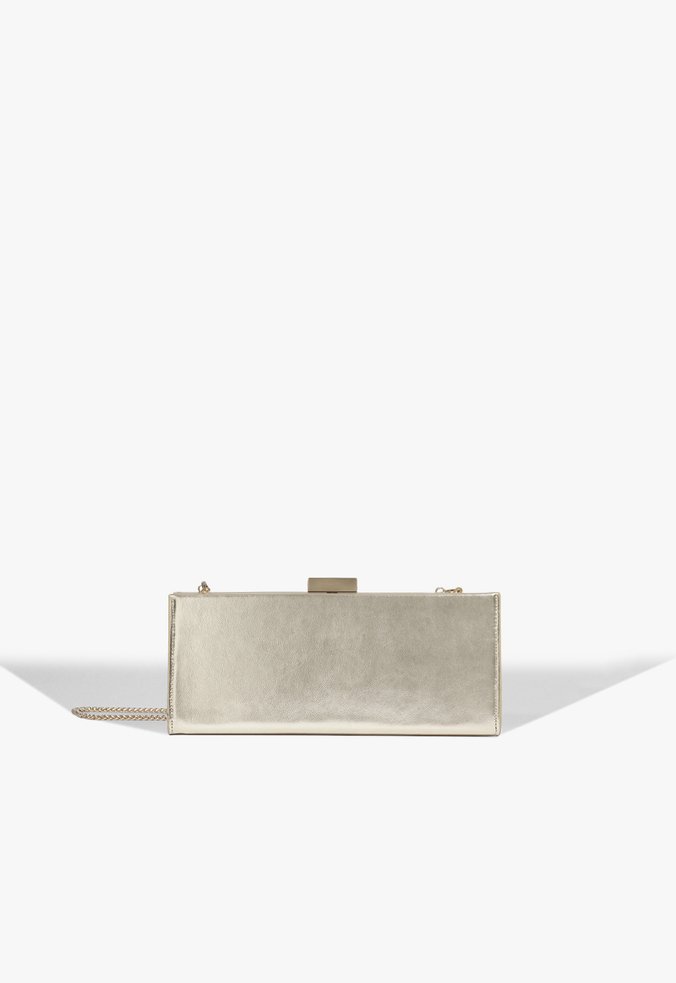 Bolsa Clutch Park Pequena Dourada