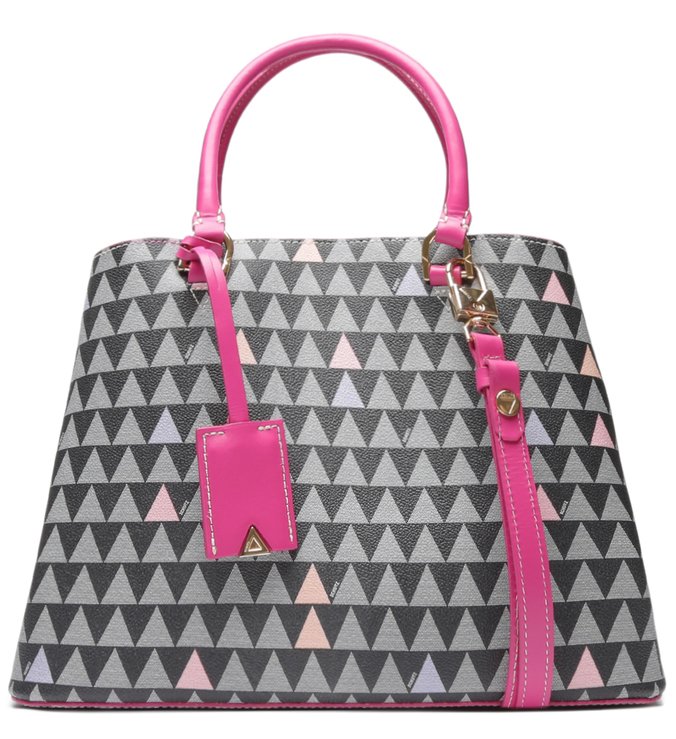 Tote Lara Triangle Pink Tote Lara Triangle Pink