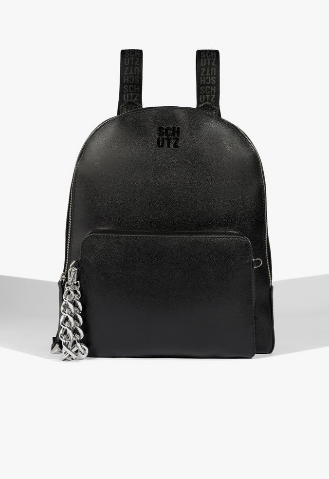 Mochila Couro Preta