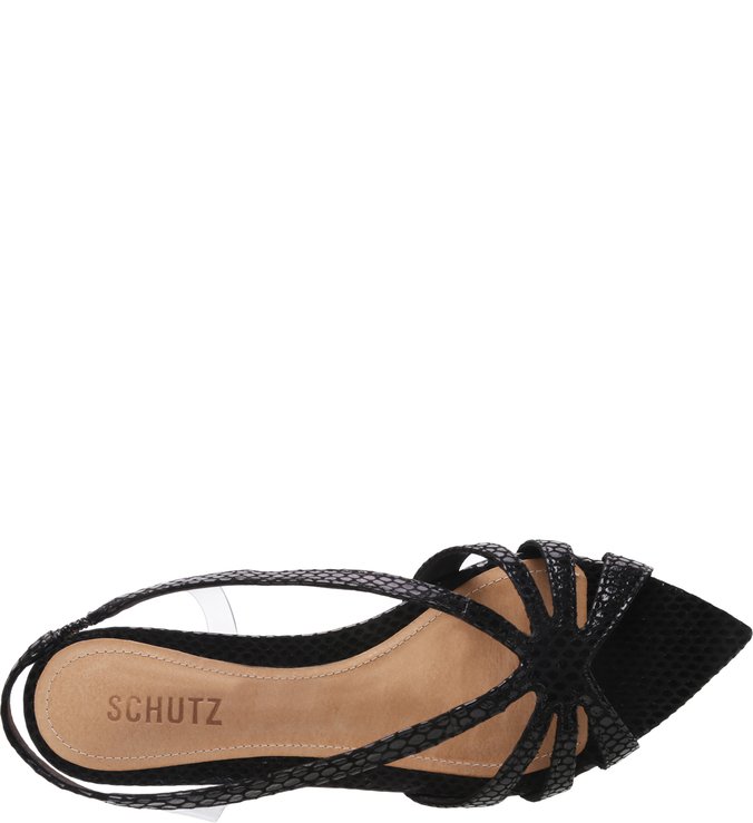 Pointy Flat Bright Snake Black Pointy Flat Bright Snake Black