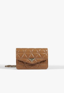 Bolsa Pequena Tiracolo 944 Matelassê Marrom