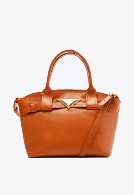 Bolsa Tote Grande Malu Couro Marrom