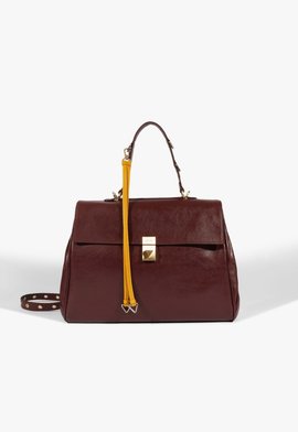 Bolsa Tote The Coolest Bag Couro Vinho