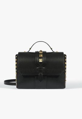 Bolsa Rocker Chic Elegance Couro Preta
