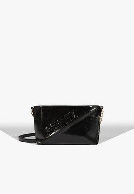 Bolsa Tiracolo Alycia Verniz Preta