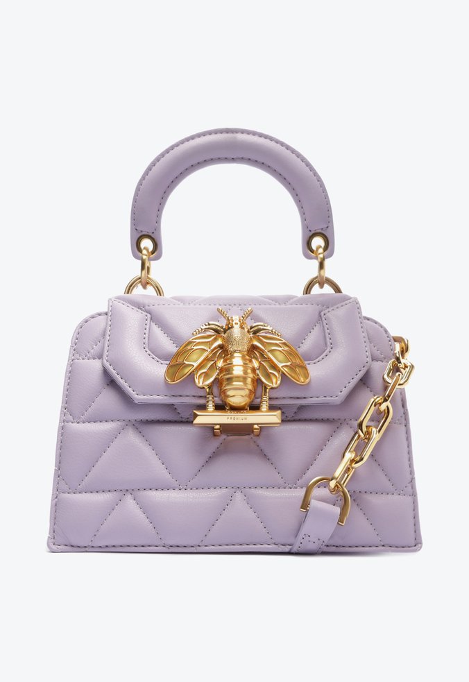 Bolsa Tiracolo Believe Matelassê Couro Lilás | Schutz