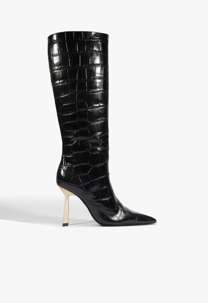 Bota Ciara Couro Preta