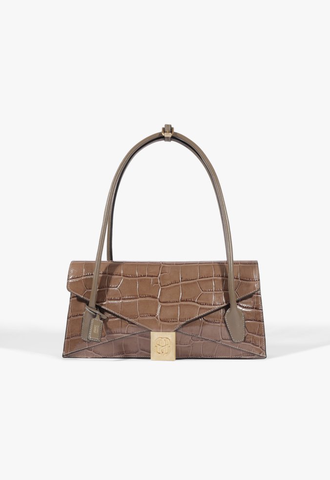 Bolsa Tote Envelope Bag Média Couro