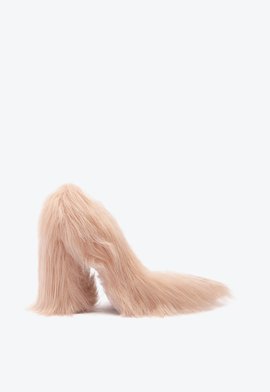 Sapato Scarpin Sabrinna Salto Bloco Textura Rosa