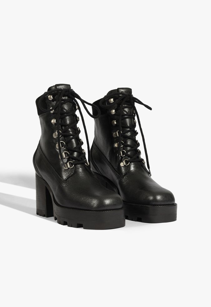 ユッタ Bota Coturno Feminina Mooncity 72285 Preta | Zuazen.com - Preço e