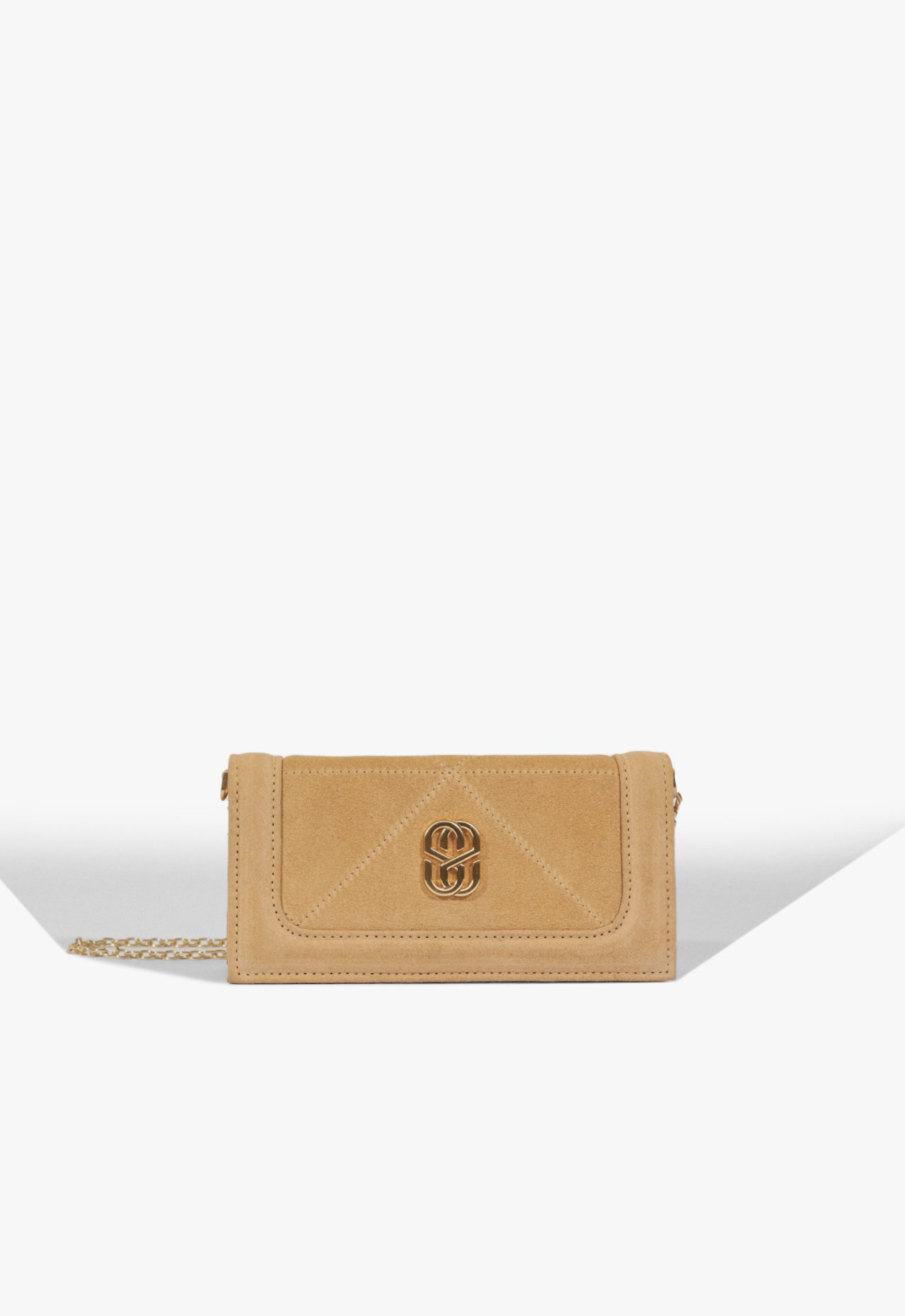 Bolsa Tiracolo Pequena Elodie Camurça Bege | Schutz