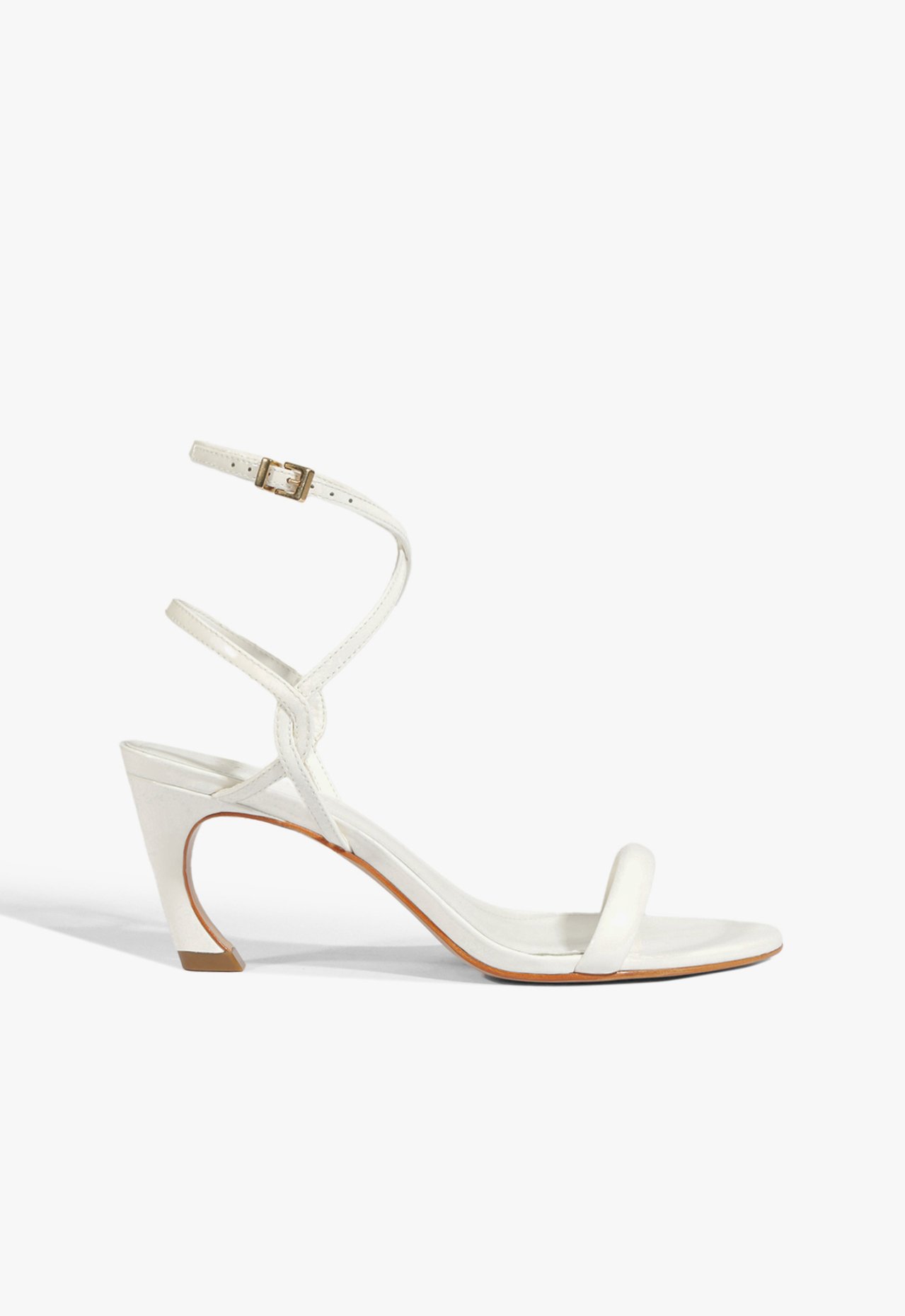 Sandália Carly Mid Couro Branco | Schutz