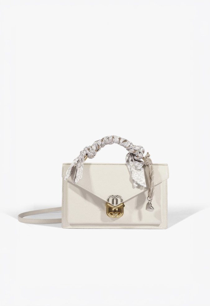 Bolsa Satchel Brera Média Couro Branca