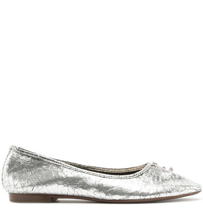 Sapatilha Ballerina Metalic Silver Sapatilha Ballerina Metalic Silver