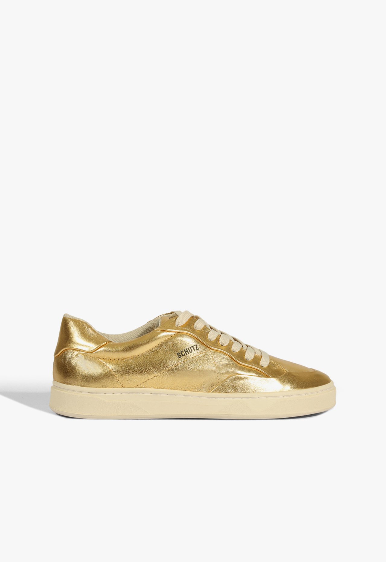 Tênis Couro Dourado | Schutz